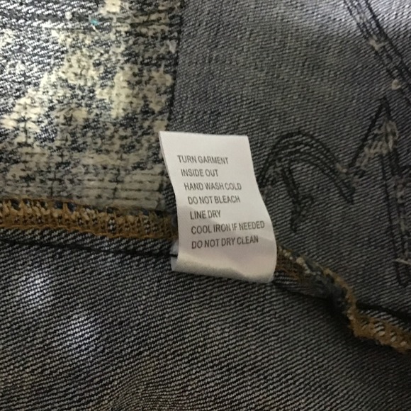 Dexter's Laboratory x deKryptic Cartoon Network Sequin Distressed Denim Jacket L - Picture 9 of 12